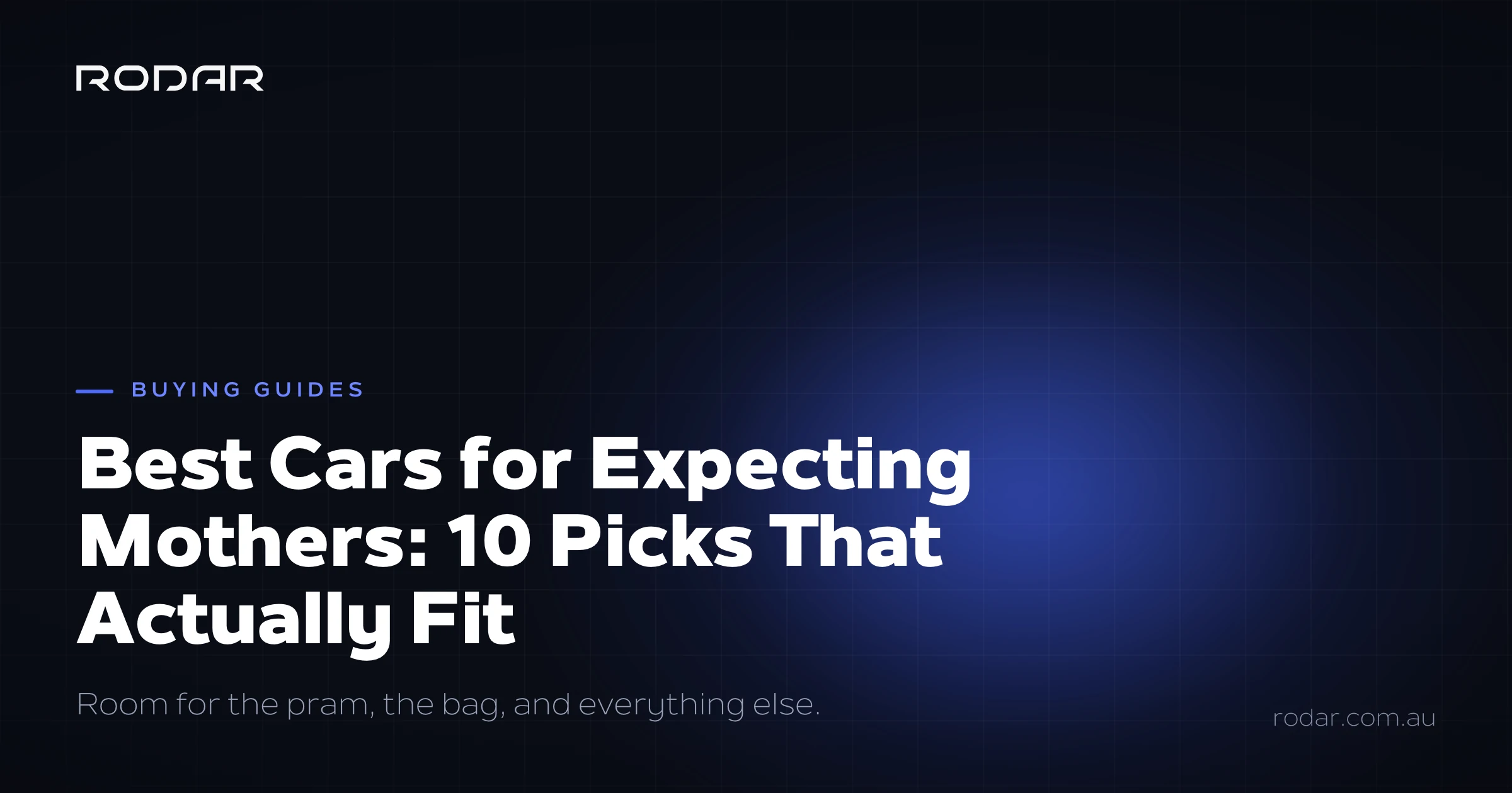 Rodar article card: the best easy-access cars for expecting mothers.