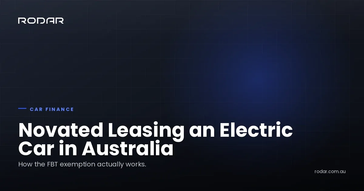 Novated Lease on an Electric Car: How It Works in Australia (2026)